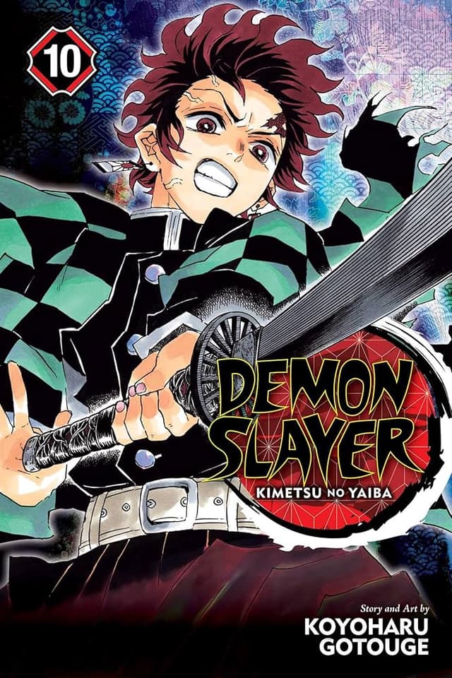 כריכת DEMON SLAYER כרך 10