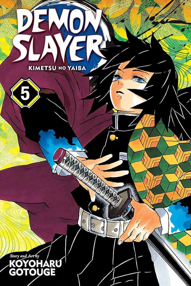 כריכת DEMON SLAYER כרך 5