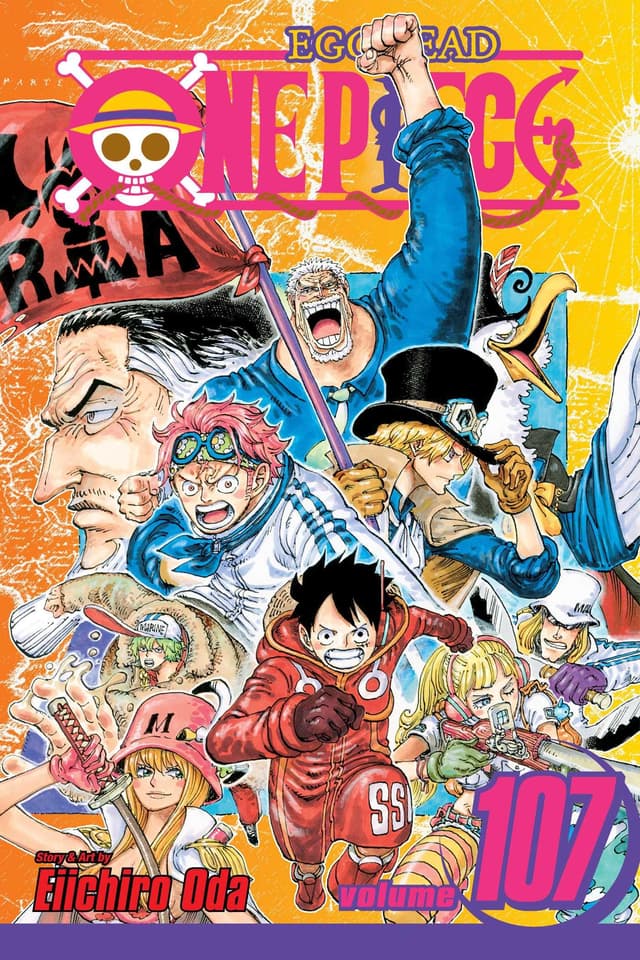 כריכת ONE PIECE כרך 107