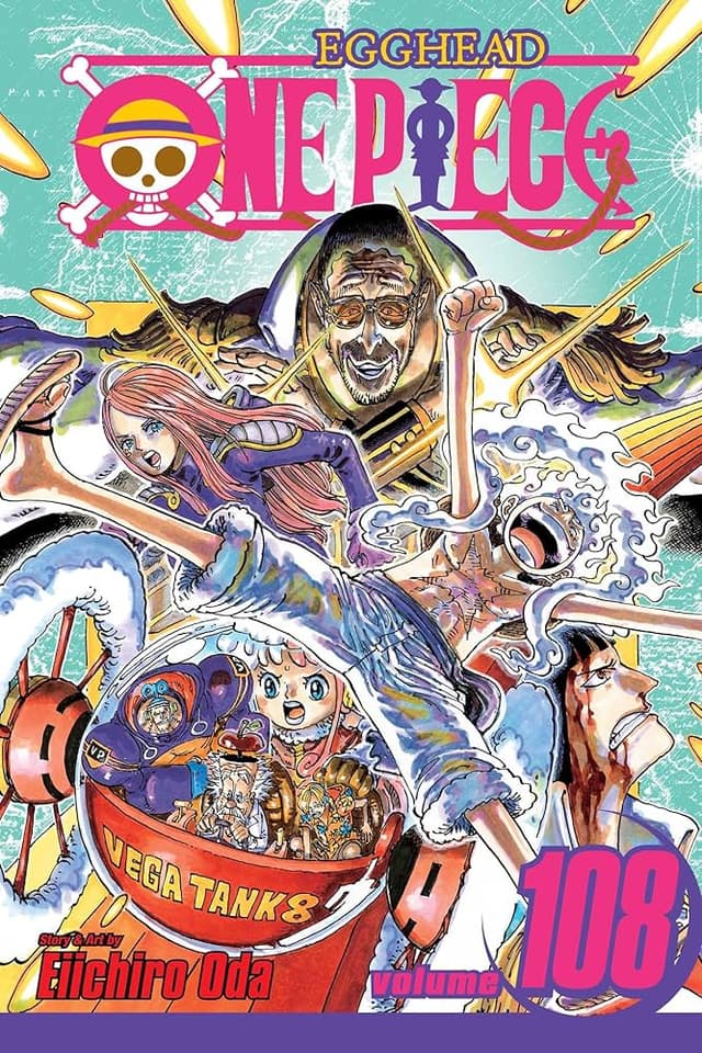 כריכת ONE PIECE כרך 108