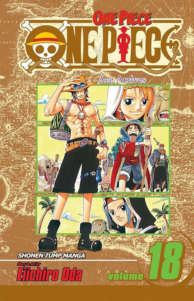כריכת ONE PIECE כרך 18