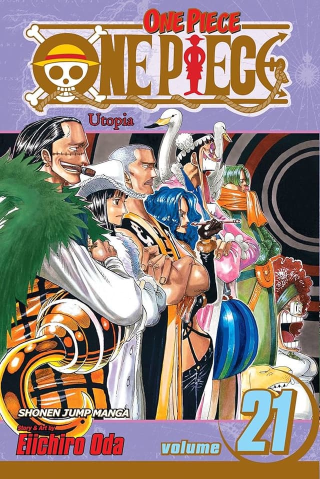 כריכת ONE PIECE כרך 21