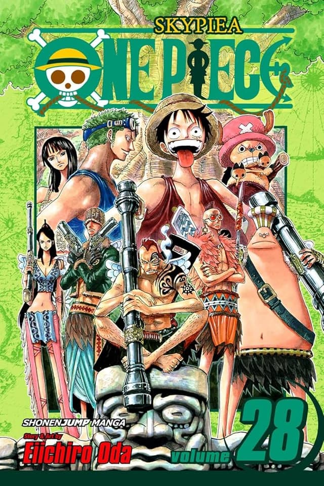 כריכת ONE PIECE כרך 28
