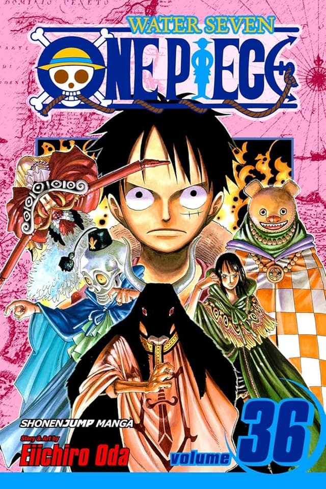 כריכת ONE PIECE כרך 36