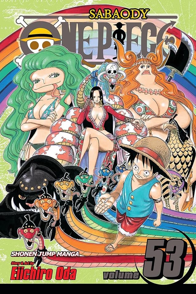כריכת ONE PIECE כרך 53