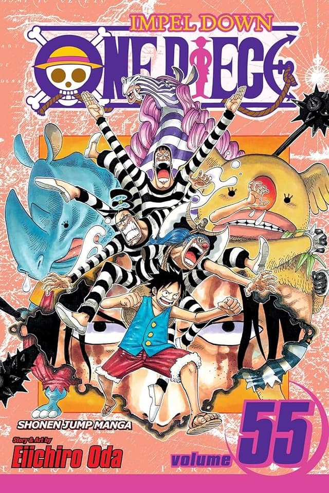 כריכת ONE PIECE כרך 55