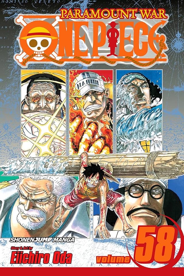 כריכת ONE PIECE כרך 58