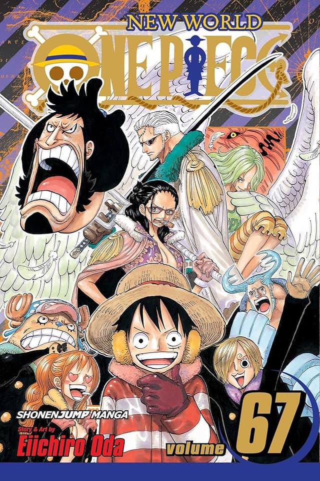 כריכת ONE PIECE כרך 67