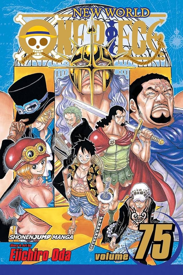 כריכת ONE PIECE כרך 75