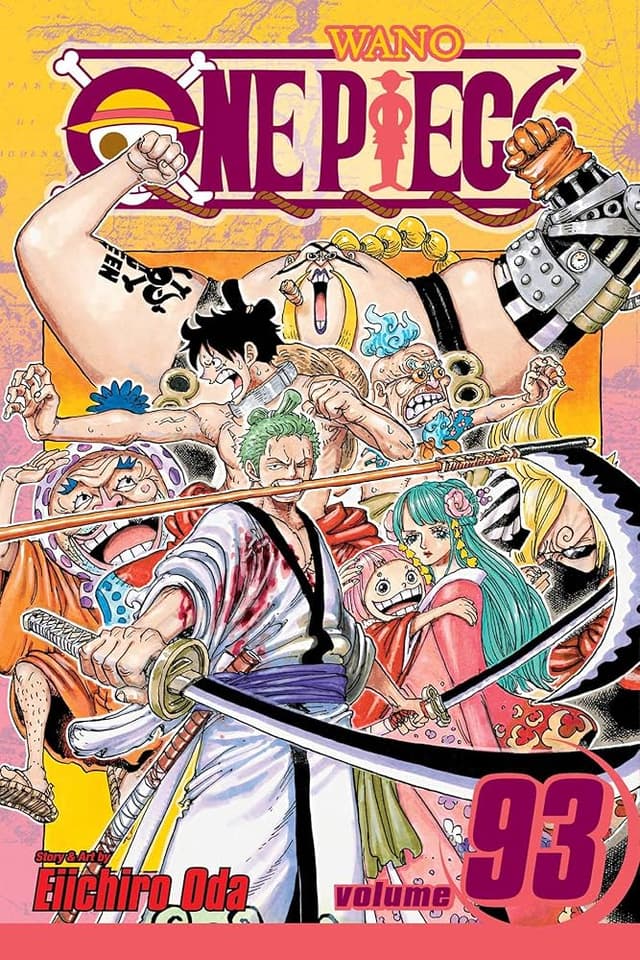 כריכת ONE PIECE כרך 93