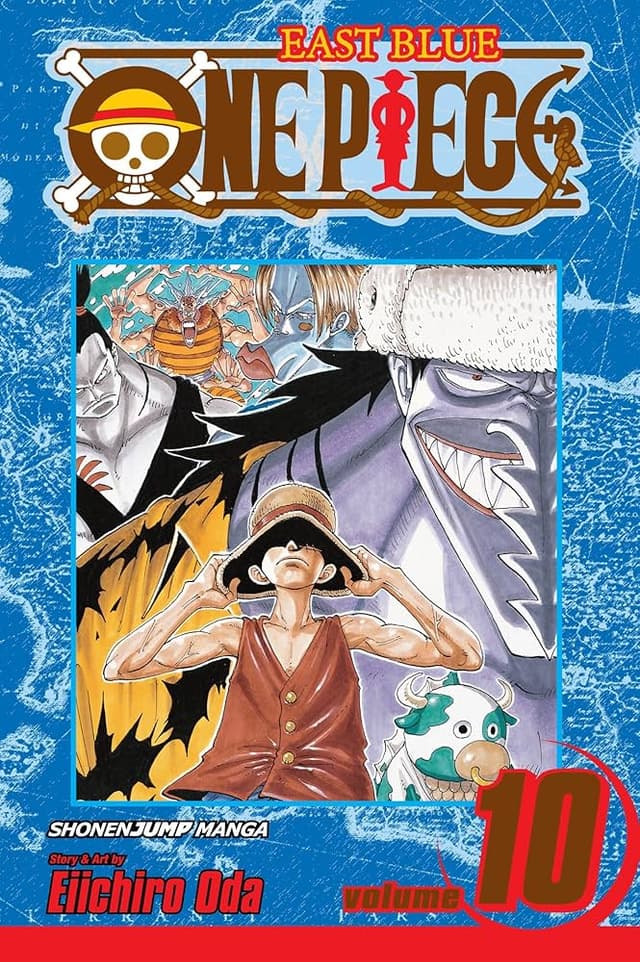 כריכת ONE PIECE כרך 10