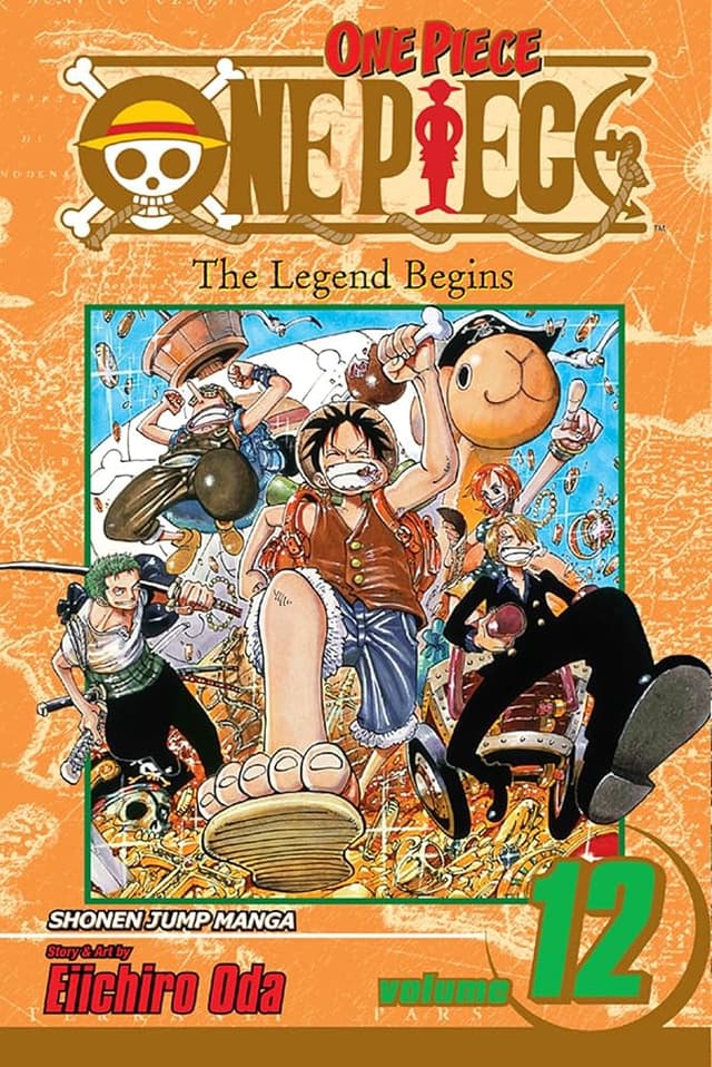 כריכת ONE PIECE כרך 12
