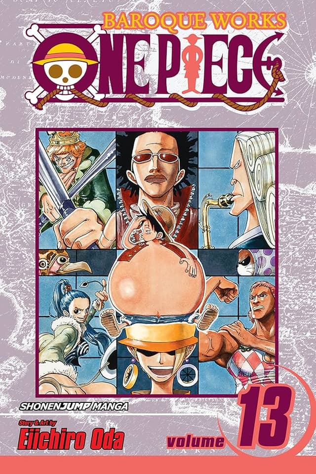 כריכת ONE PIECE כרך 13