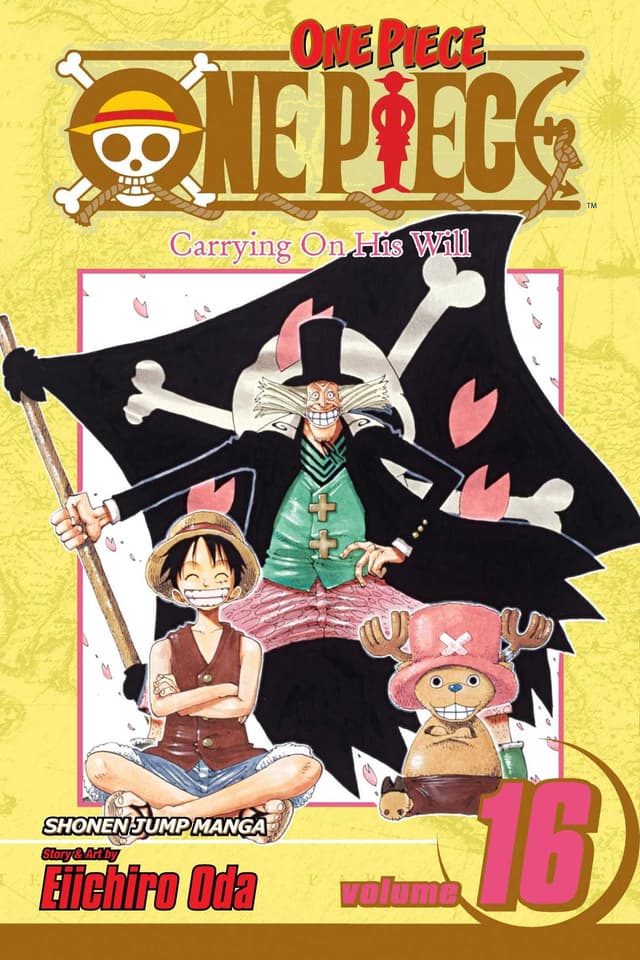 כריכת ONE PIECE כרך 16
