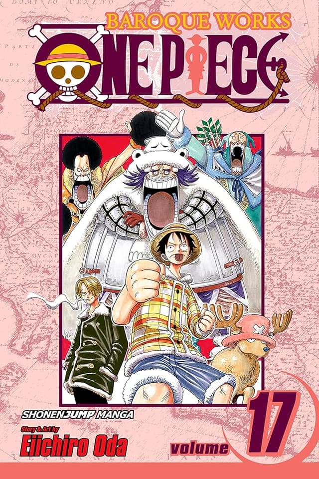 כריכת ONE PIECE כרך 17