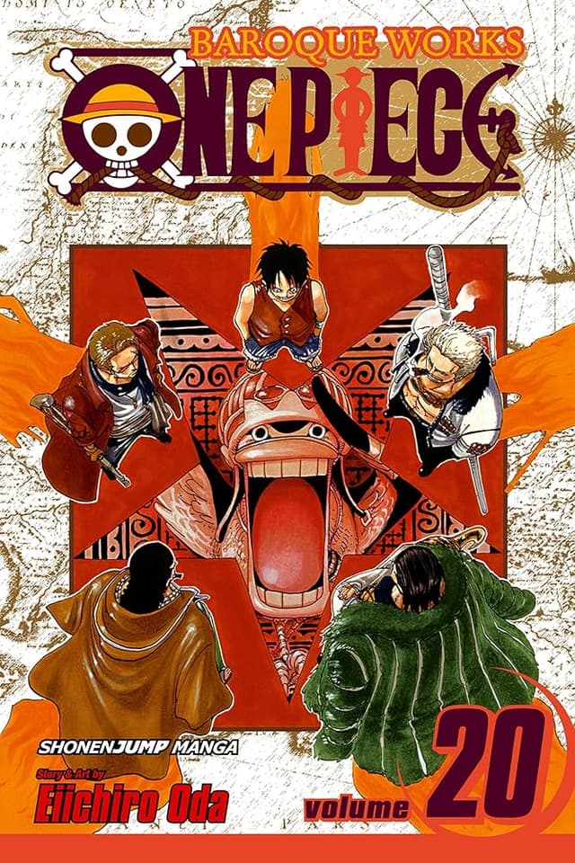 כריכת ONE PIECE כרך 20