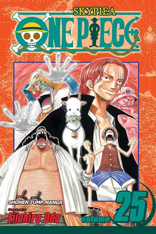כריכת ONE PIECE כרך 25