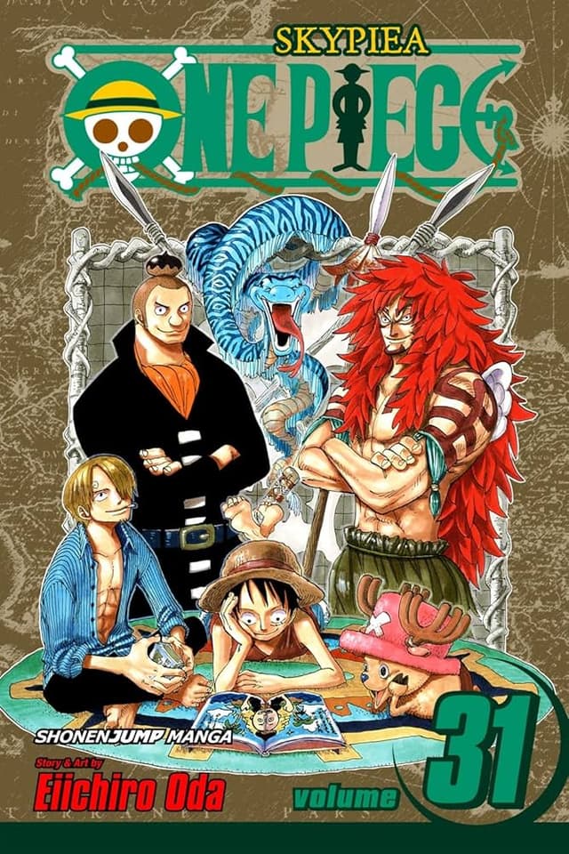 כריכת ONE PIECE כרך 31