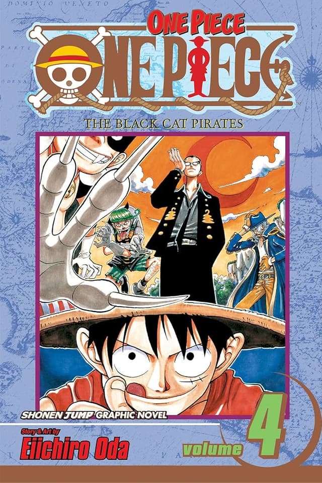 כריכת ONE PIECE כרך 4