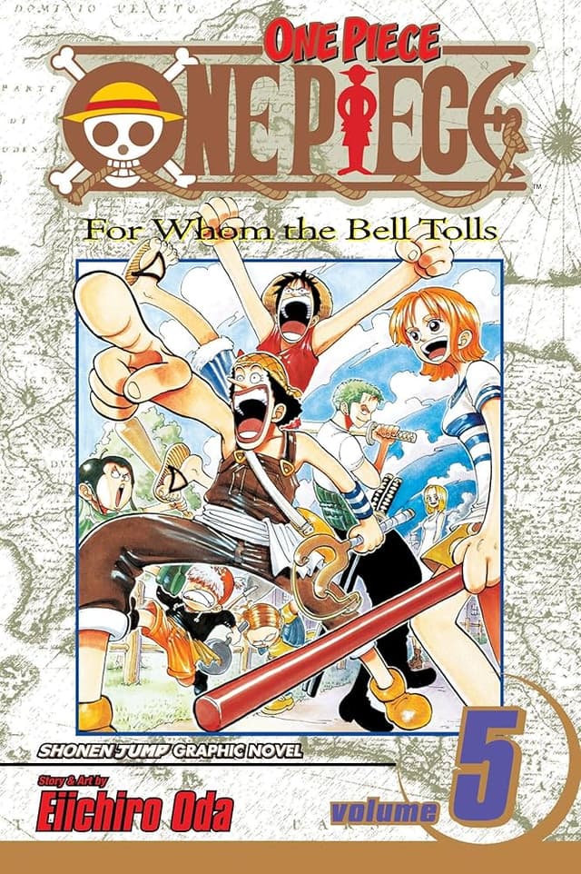 כריכת ONE PIECE כרך 5