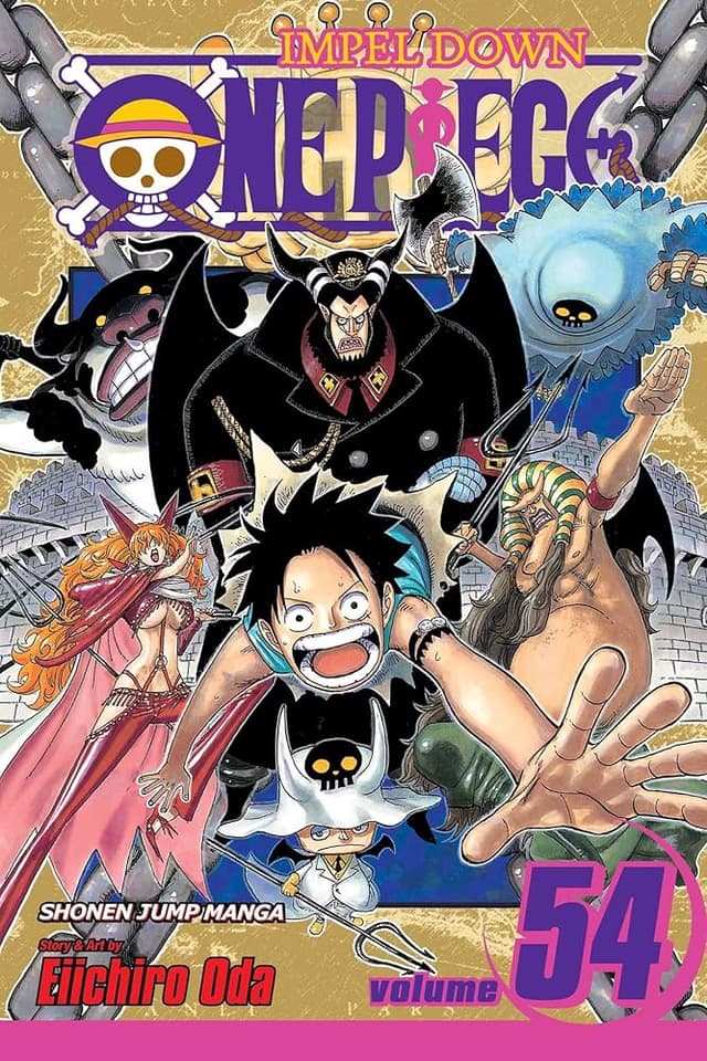כריכת ONE PIECE כרך 54