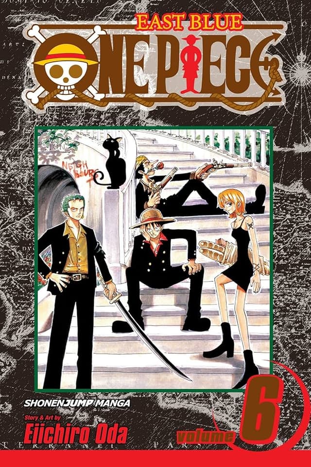 כריכת ONE PIECE כרך 6