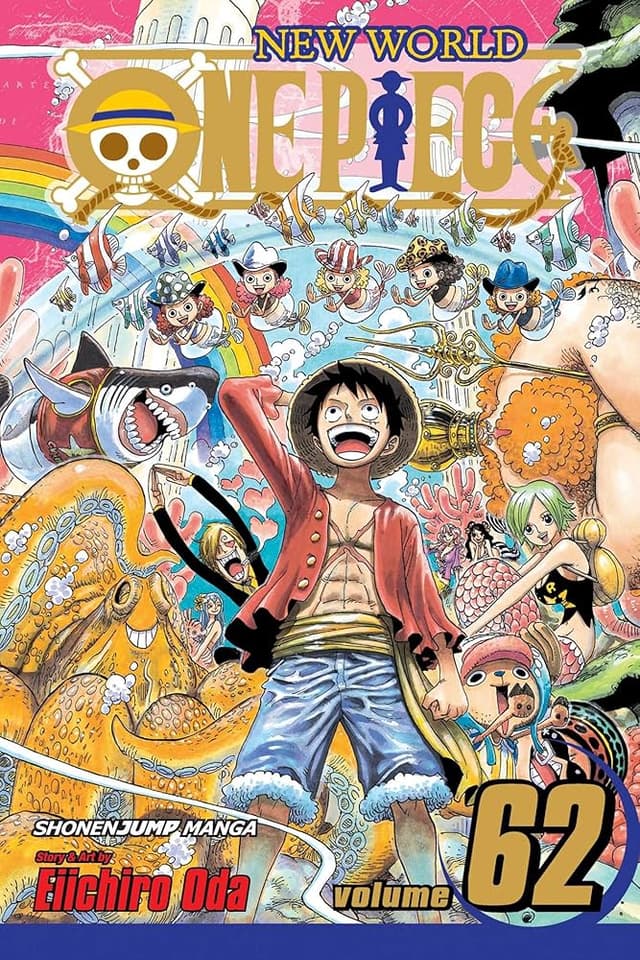 כריכת ONE PIECE כרך 62