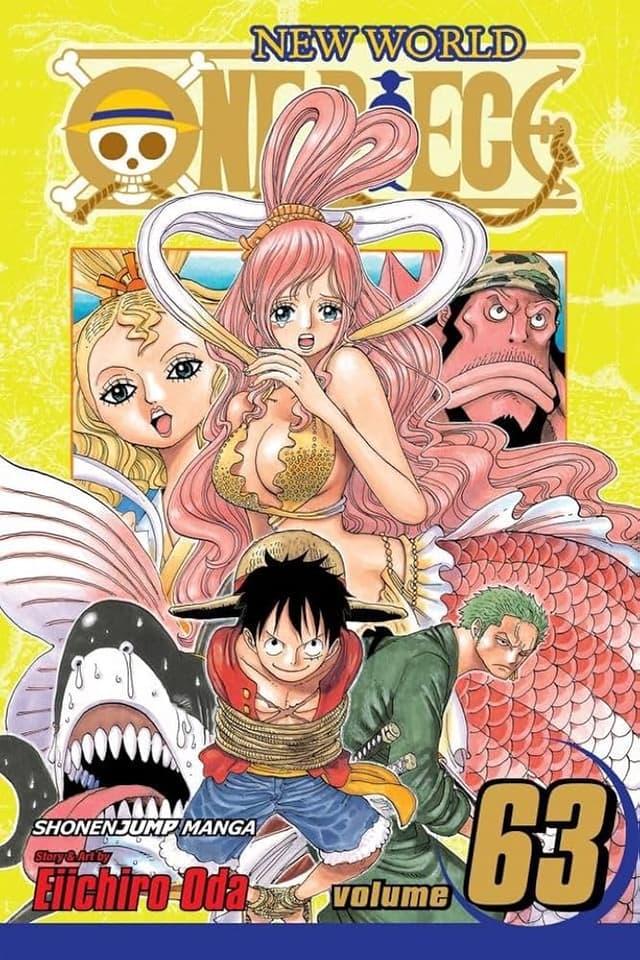 כריכת ONE PIECE כרך 63
