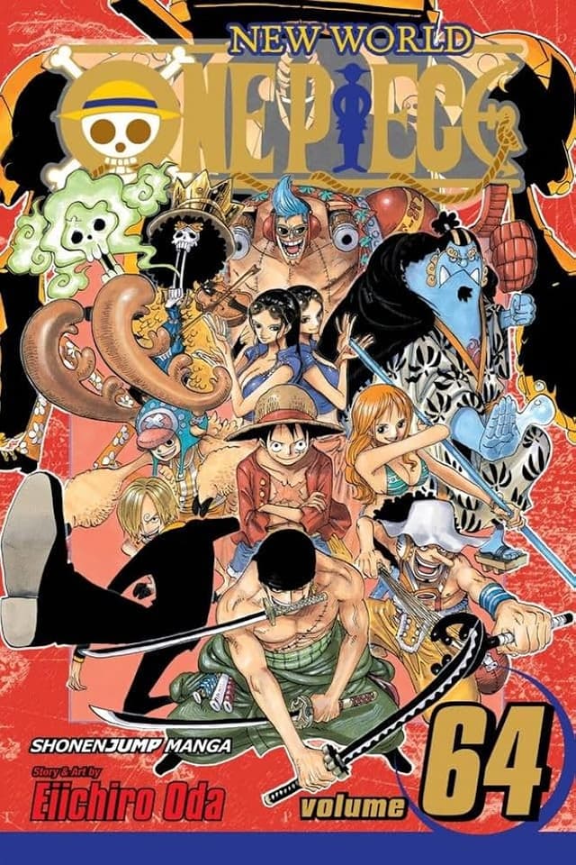 כריכת ONE PIECE כרך 64