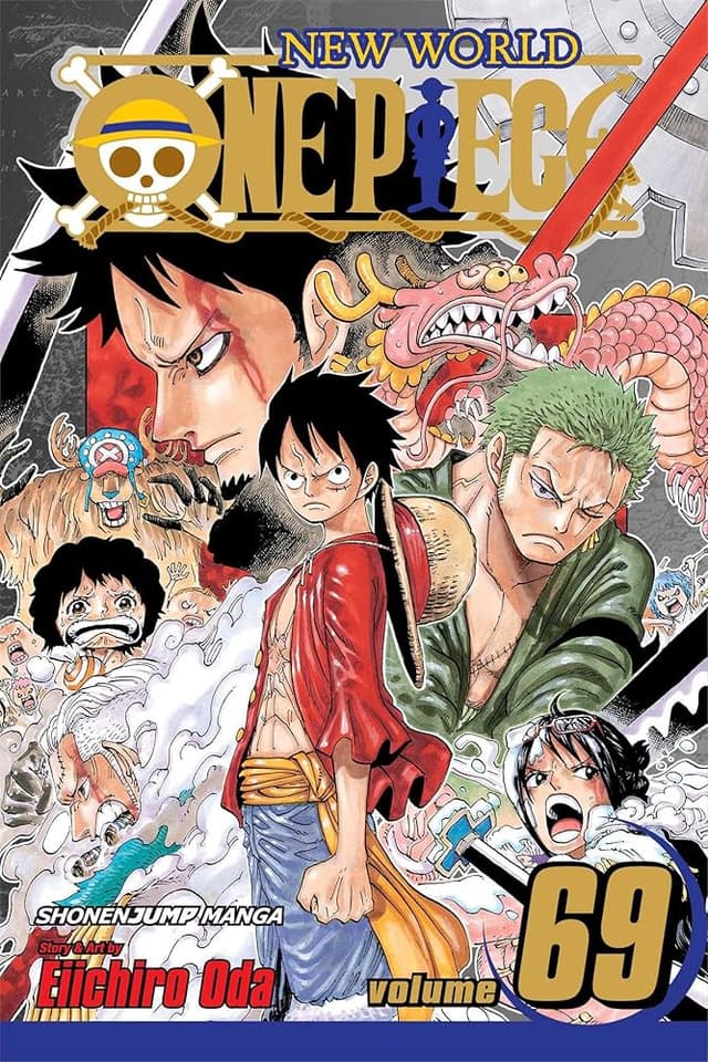 כריכת ONE PIECE כרך 69