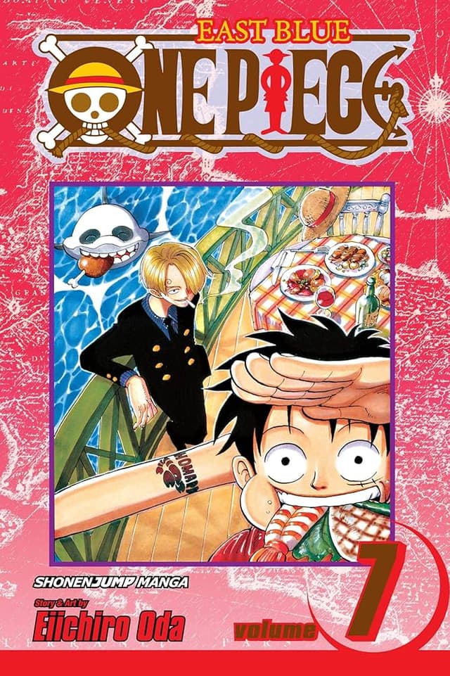 כריכת ONE PIECE כרך 7