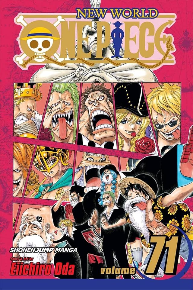 כריכת ONE PIECE כרך 71