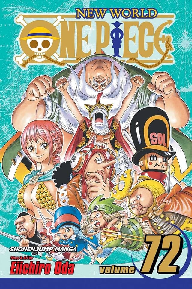 כריכת ONE PIECE כרך 72
