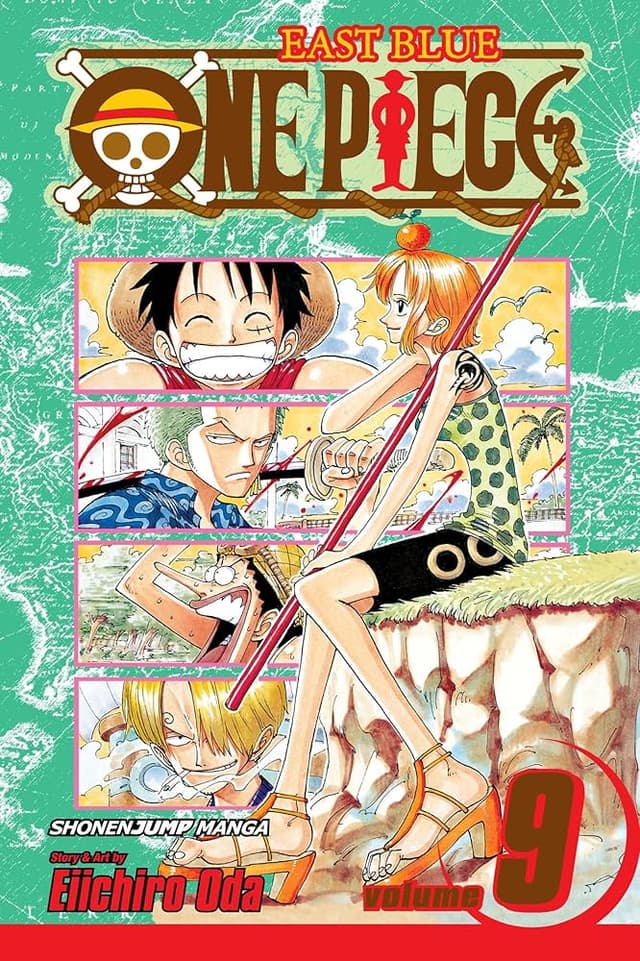 כריכת ONE PIECE כרך 9